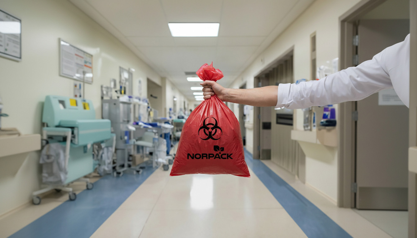 Norpack Tıbbi Atık Çöp Torbası